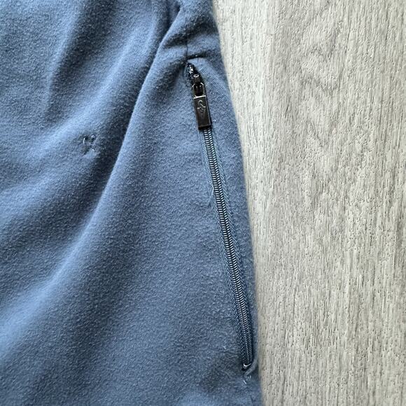 SCOTTeVEST Sev Tech Long Sleeve 1/4 Button Up Blue Size Large - Picture 12 of 13